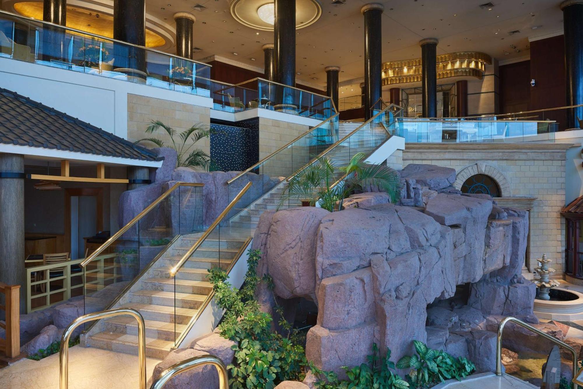 מלון Hilton Cairo Grand Nile מראה חיצוני תמונה The lobby of the hotel